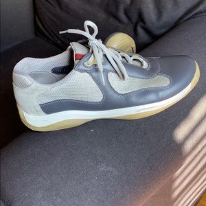Mens Prada Americas Cup Sneaker